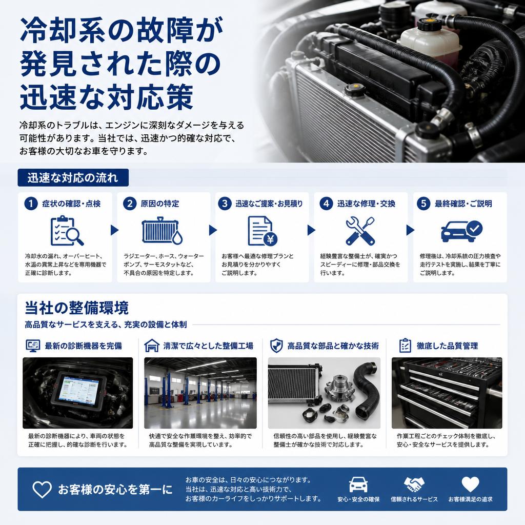 迅速なトラブル対応！