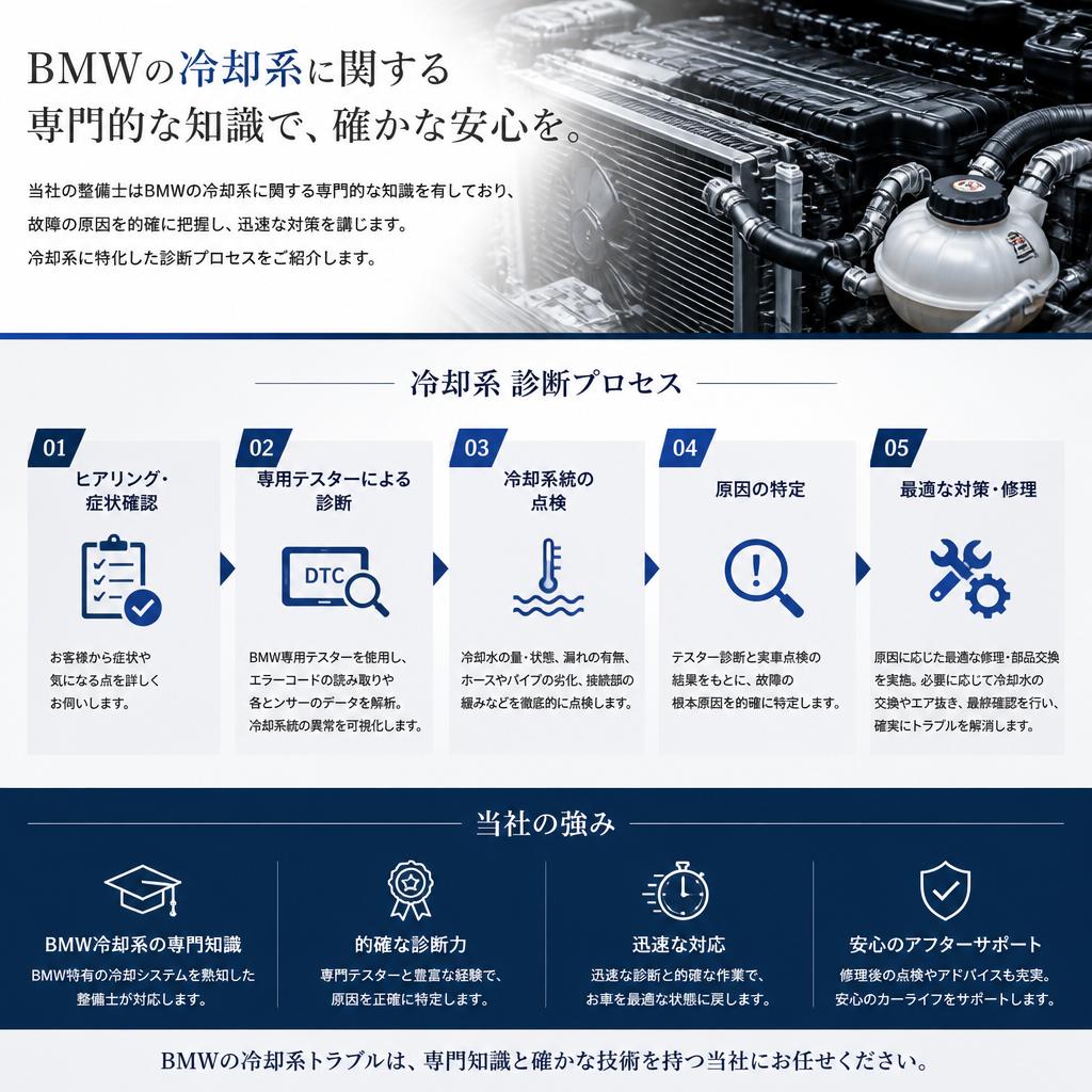 専門知識を持つ整備士による正確な診断