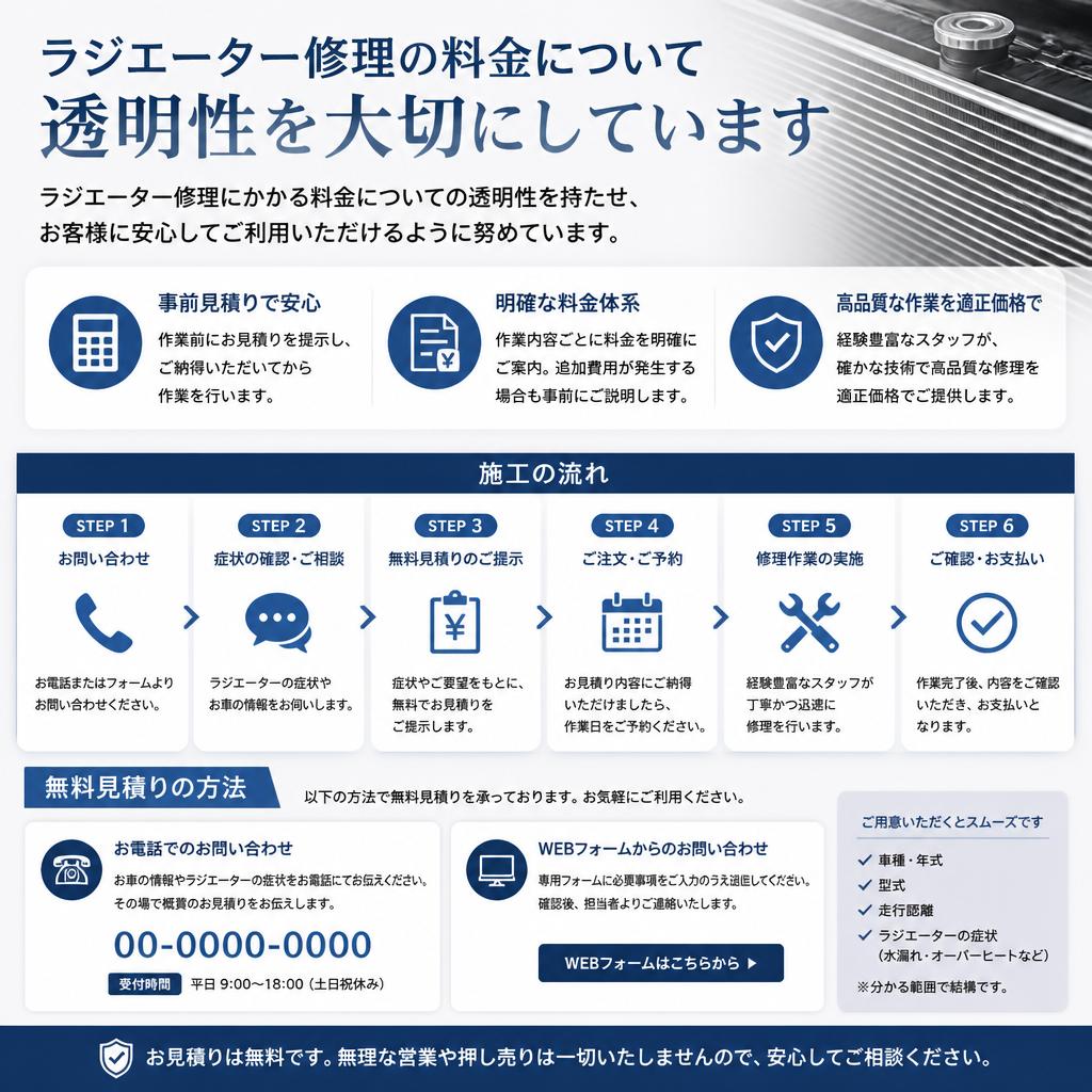 4. 料金と施工の流れ