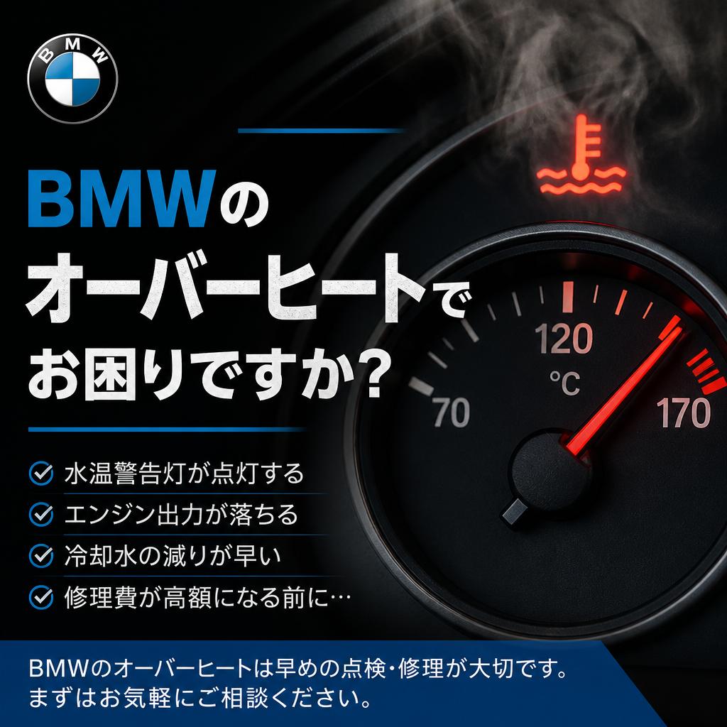 BMWのオーバーヒートでお困りですか？