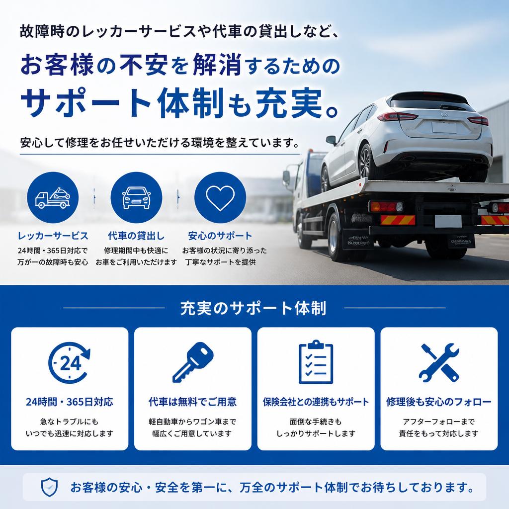 安心のサポート体制