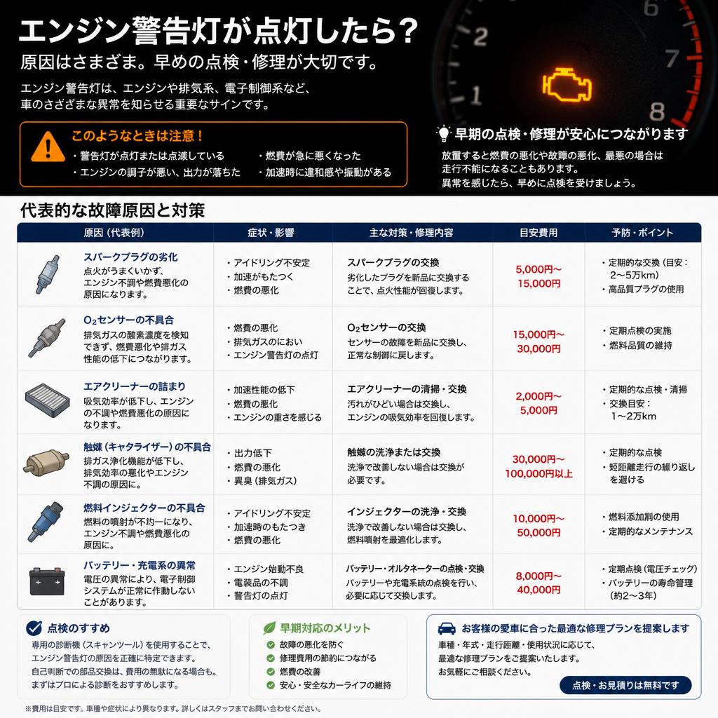 多様な故障原因とその対策