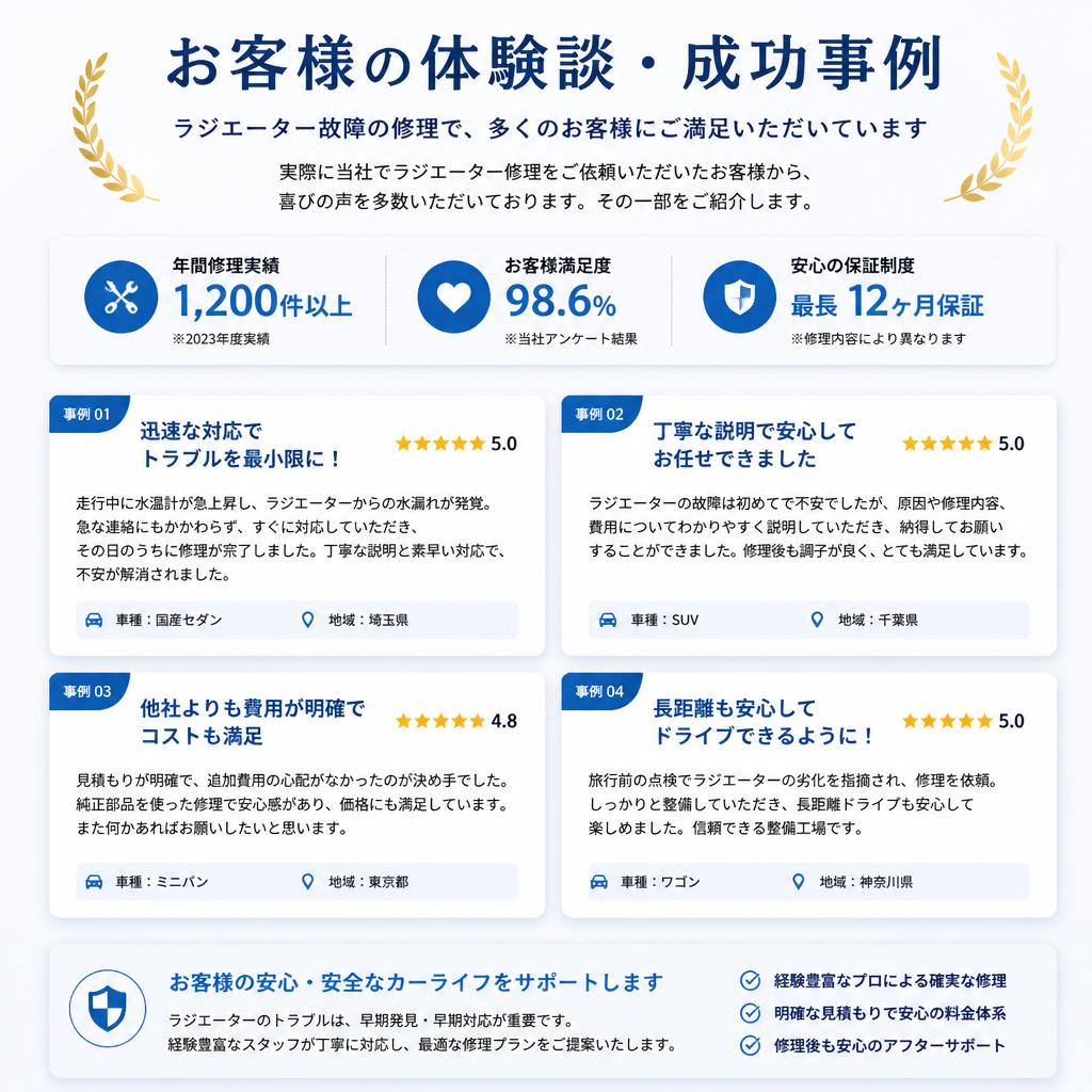 お客様の声と事例