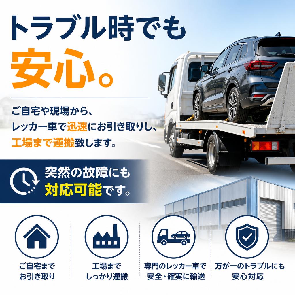 レッカーサービスのご案内