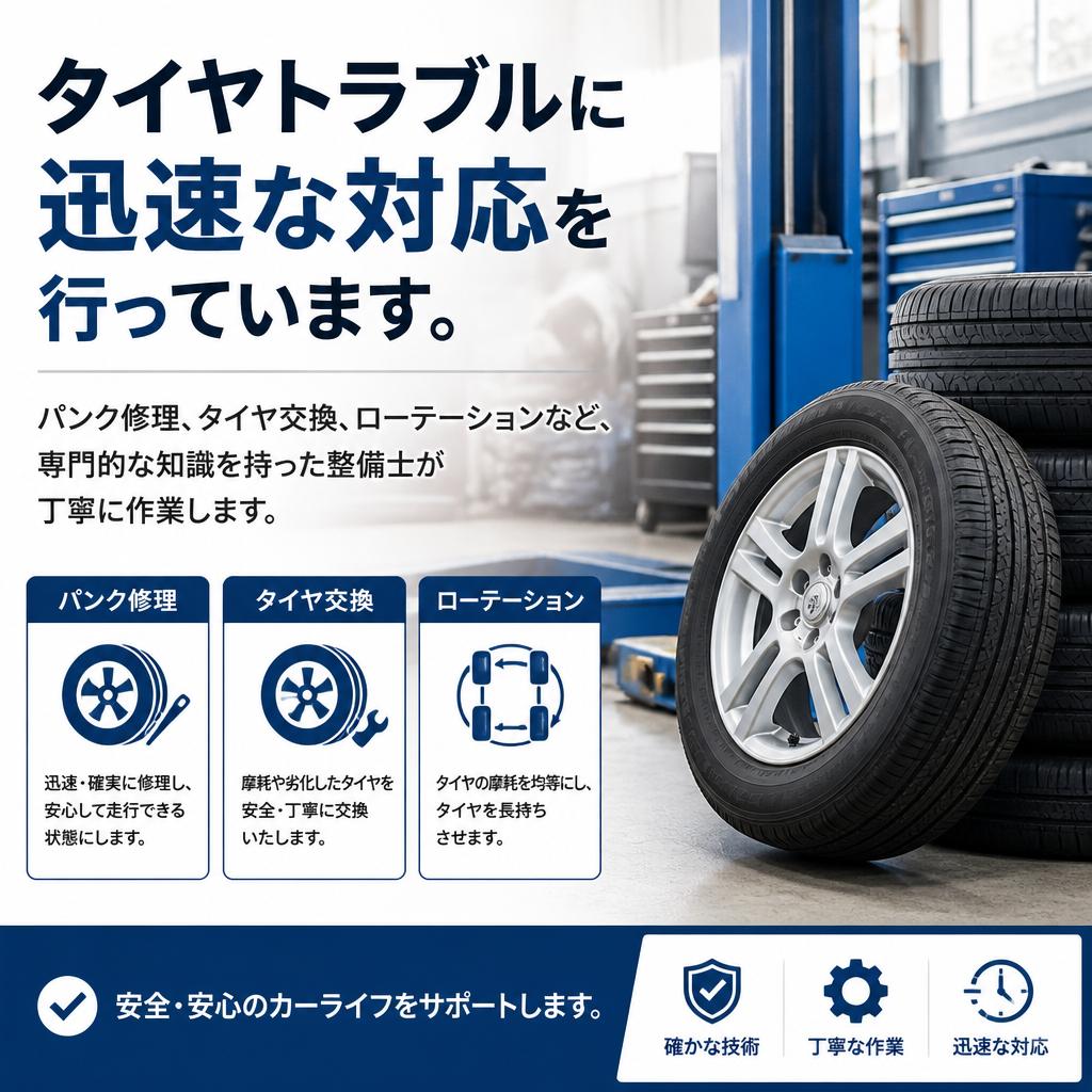 安心の対応とサービス